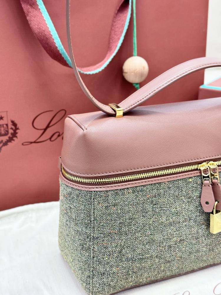 Loro Piana Extra Smooth Leather Top Handle Bag
