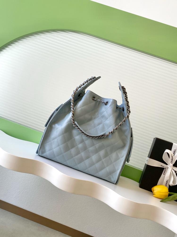 Chanel AS5293 Quilted Hobo Drawstring Bag