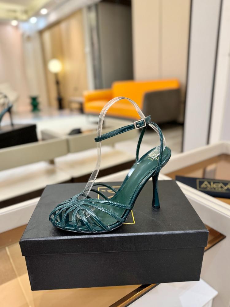 Alevì Milano Strappy High-Heel Sandals (10.5cm) - Sizes 35-39