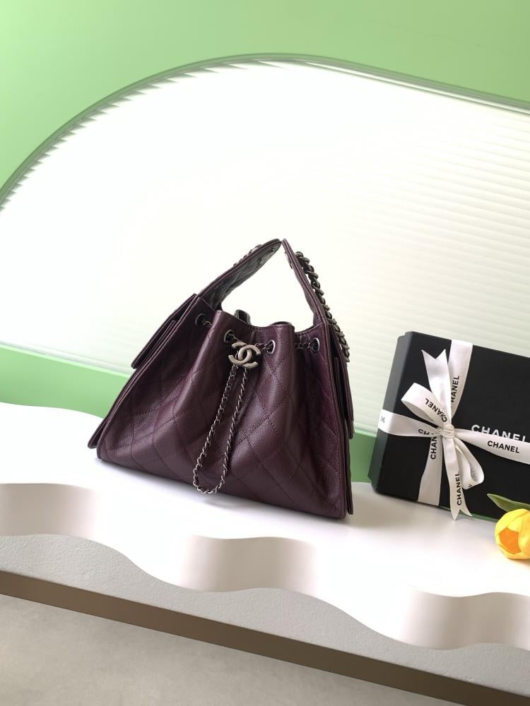 Chanel AS5293 Quilted Hobo Drawstring Bag