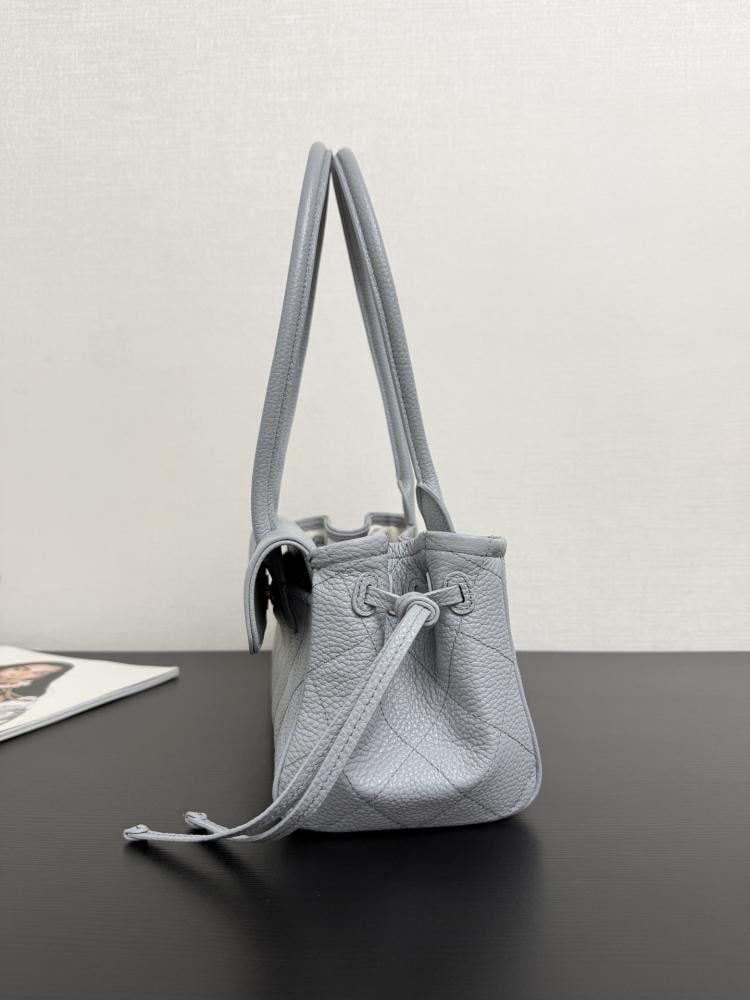 Chanel Quilted Grained Leather East-West Flap Bag