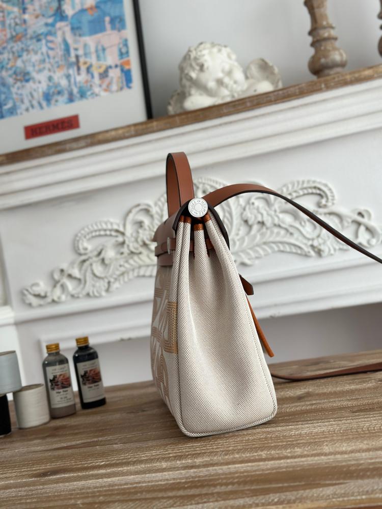 Hermes Herbag Zip 31 (Printed & Patterned Canvas Edition)
