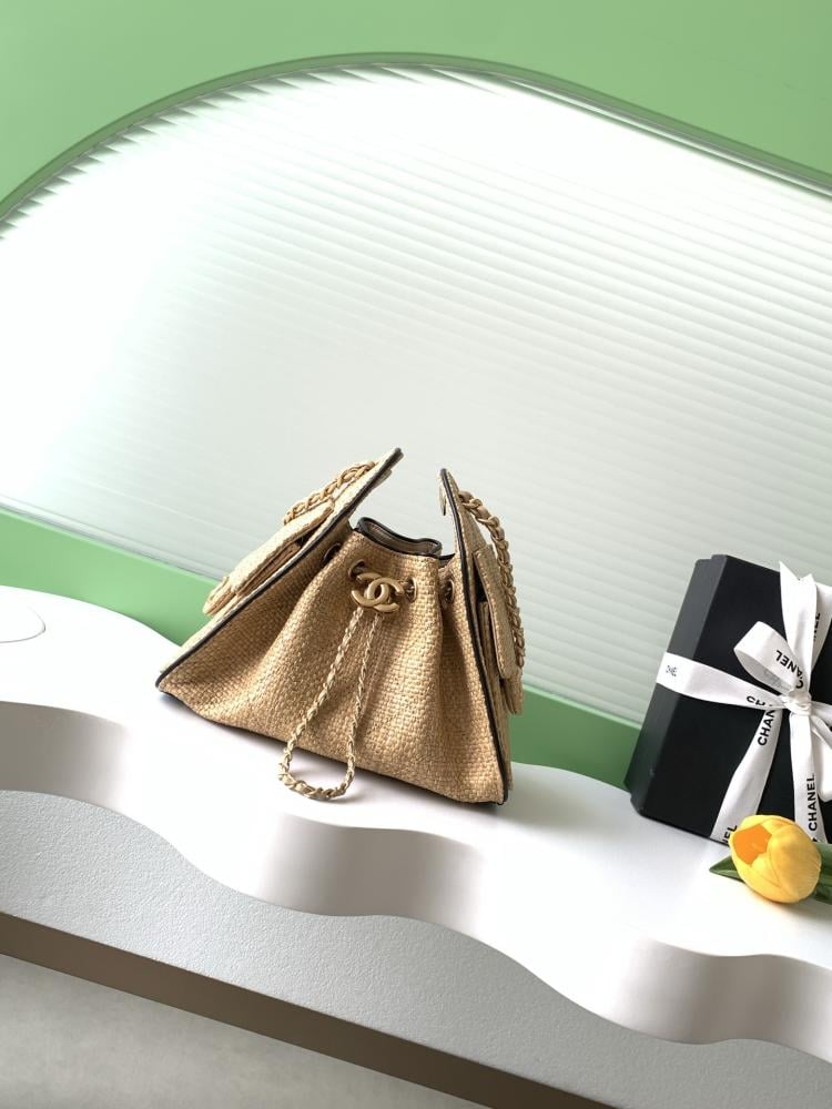 Chanel AS5631 Quilted Hobo Drawstring Bag