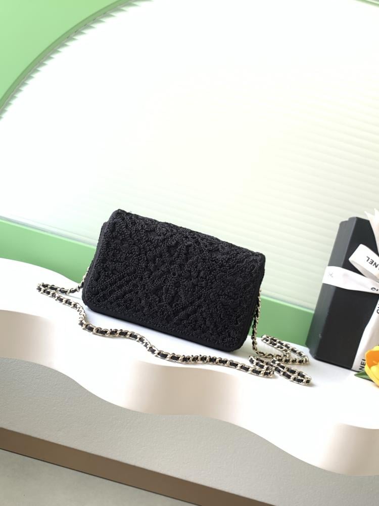 Chanel Embroidered Fabric Classic Flap Bag