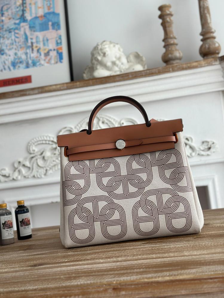Hermes Herbag Zip 31 (Printed & Patterned Canvas Edition)