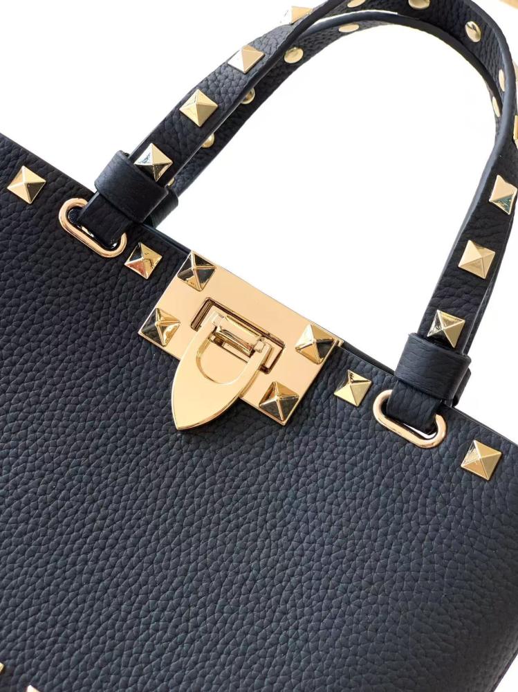Valentino Garavani Rockstud Mini Leopard Print Calfskin Bag