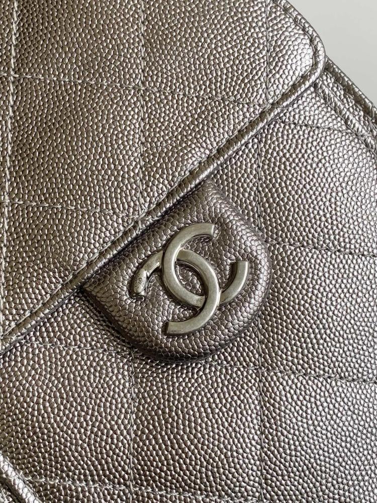 Chanel AS5293 Quilted Hobo Drawstring Bag