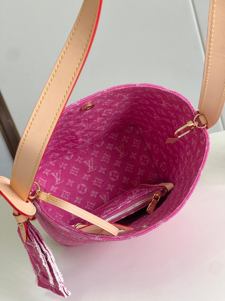 LV Bucket Bag Monogram Jacquard 18cm