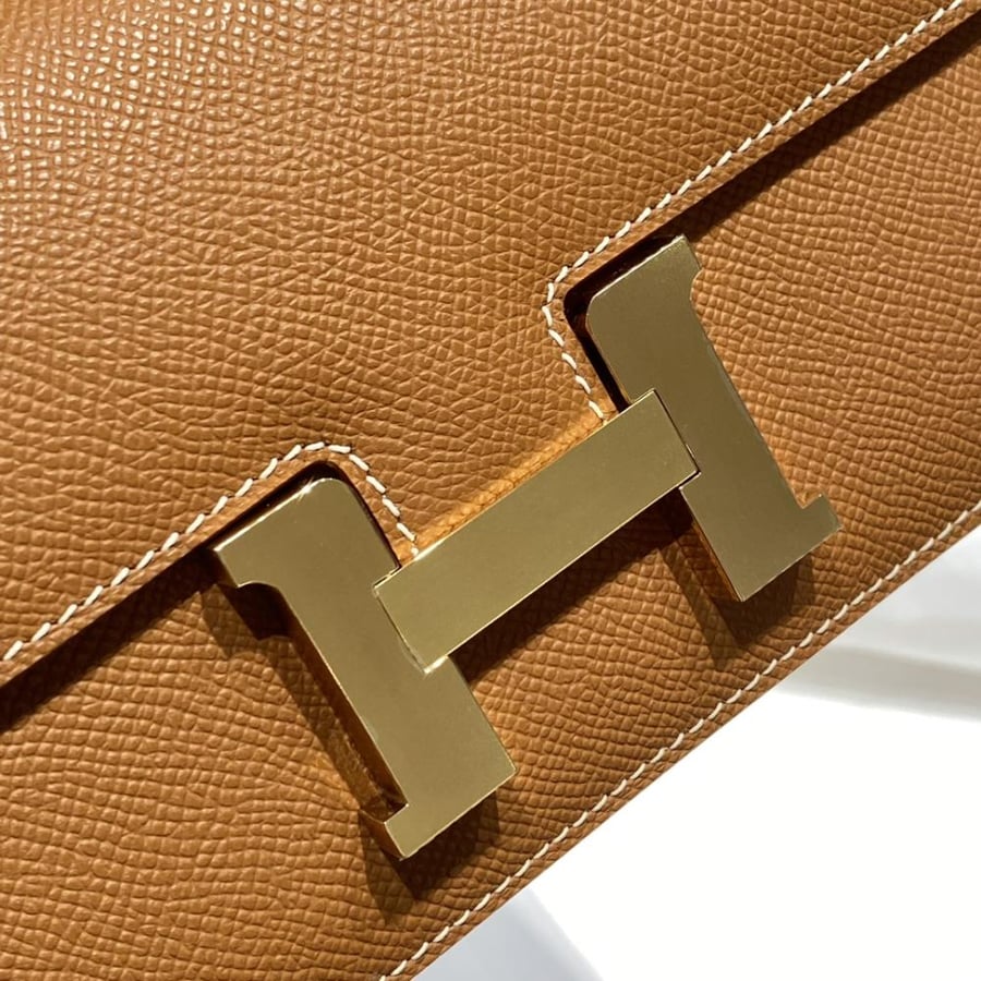 Hermes Constance Elan Bag 24cm - Caramel / Gold Hardware