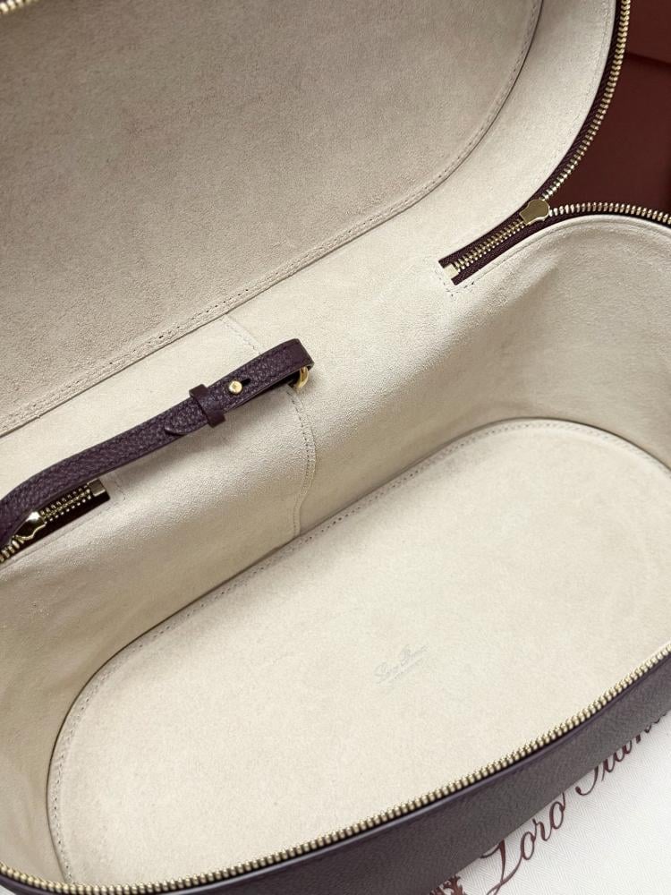 Loro Piana Large Vanity Case in Grained Leather