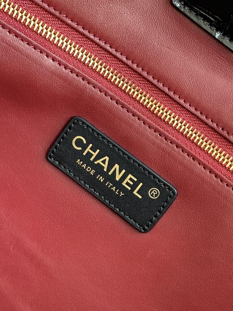 Chanel Large Croc-Embossed Tote Bag