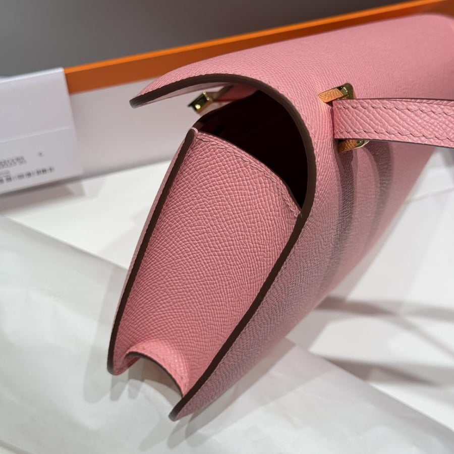 Hermes Constance Elan Bag 24cm - Rose Pink / Gold Hardware