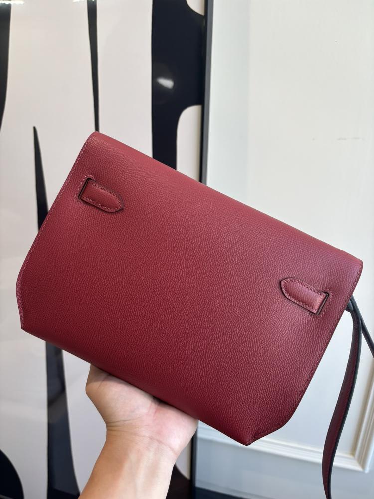 Hermes Kelly Dépêches 25 Pouch (Leather)