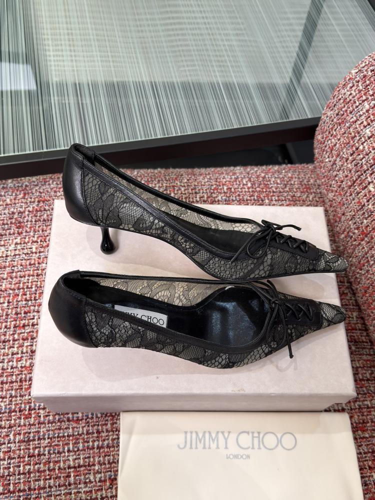 Jimmy Choo Lace-Up Pointed Heels 35-41