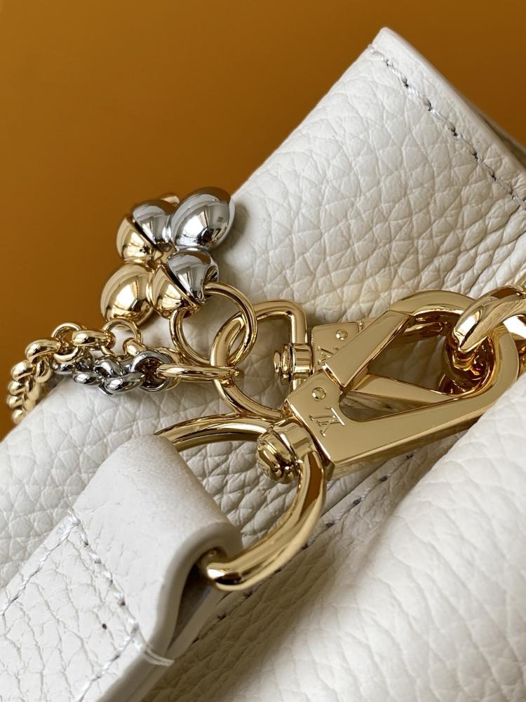 LV Capucines Mini Bag with Chain Detail