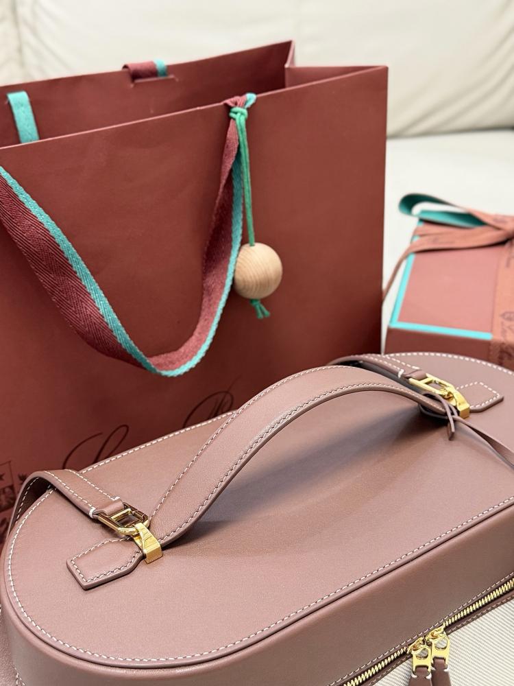 Loro Piana Large Vanity Case in Grained Leather