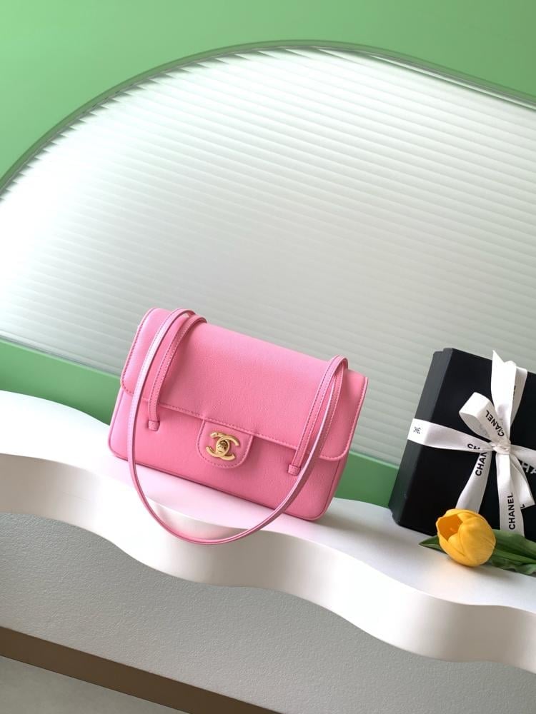 Chanel Grained Leather Flap Shoulder Bag