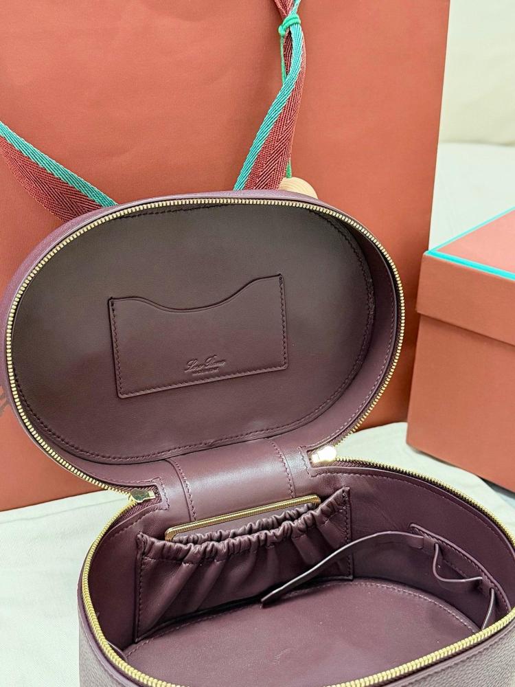 Loro Piana Extra Vanity Case in Plain Grain Calfskin