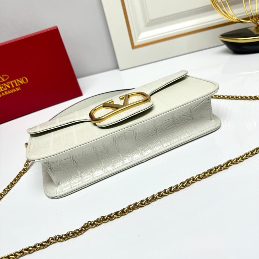 Valentino Garavani Loco Calfskin Leather Bag