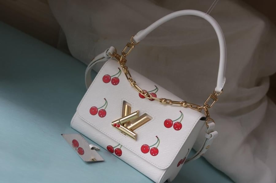 LV Twist Cherry Print 23cm