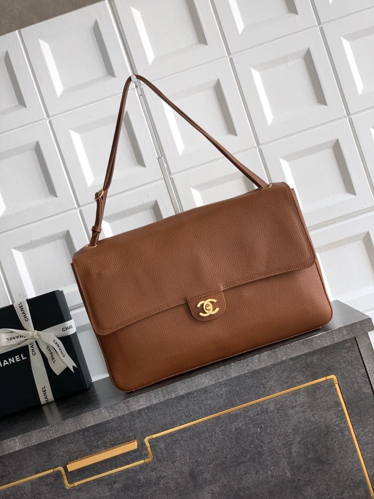 Chanel Grained Leather Flap Bag