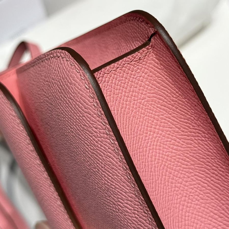 Hermes Constance Elan Bag 24cm - Rose Pink / Gold Hardware