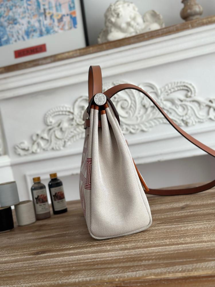 Hermes Herbag Zip 31 (Printed & Patterned Canvas Edition)