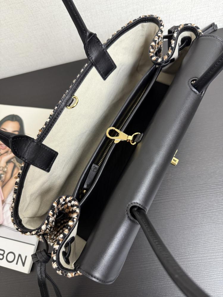 Chanel Woven Tweed and Smooth Leather Flap Bag