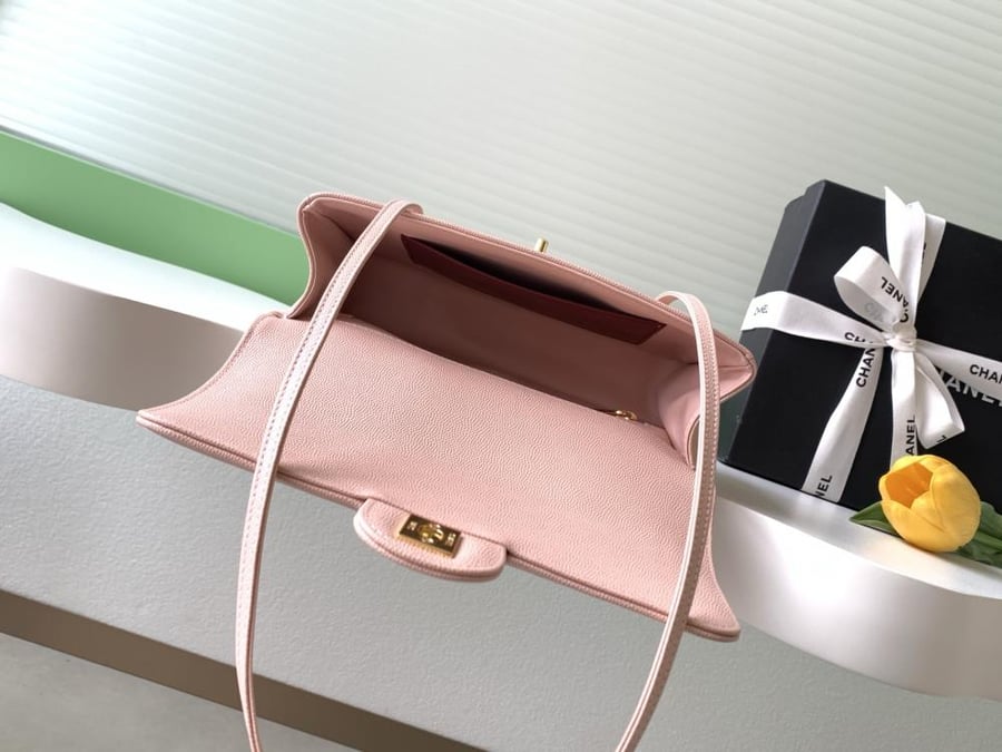 Chanel Grained Leather Flap Shoulder Bag