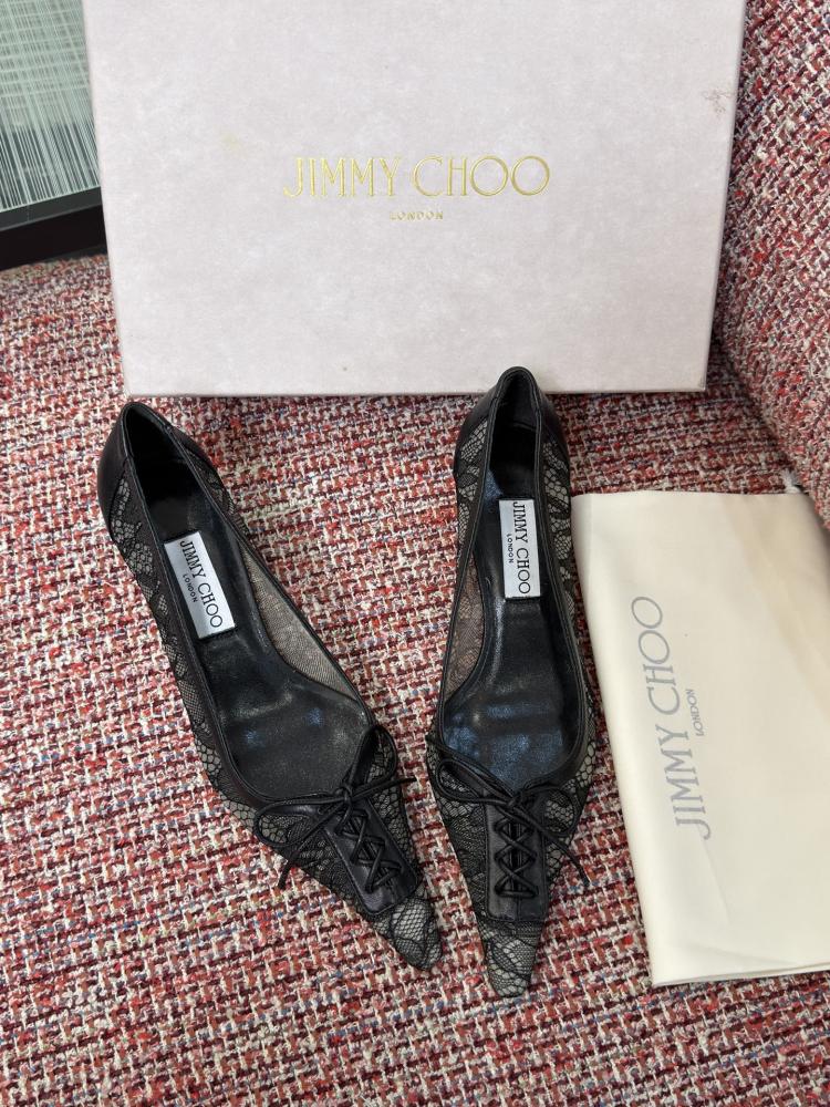 Jimmy Choo Lace-Up Pointed Heels 35-41