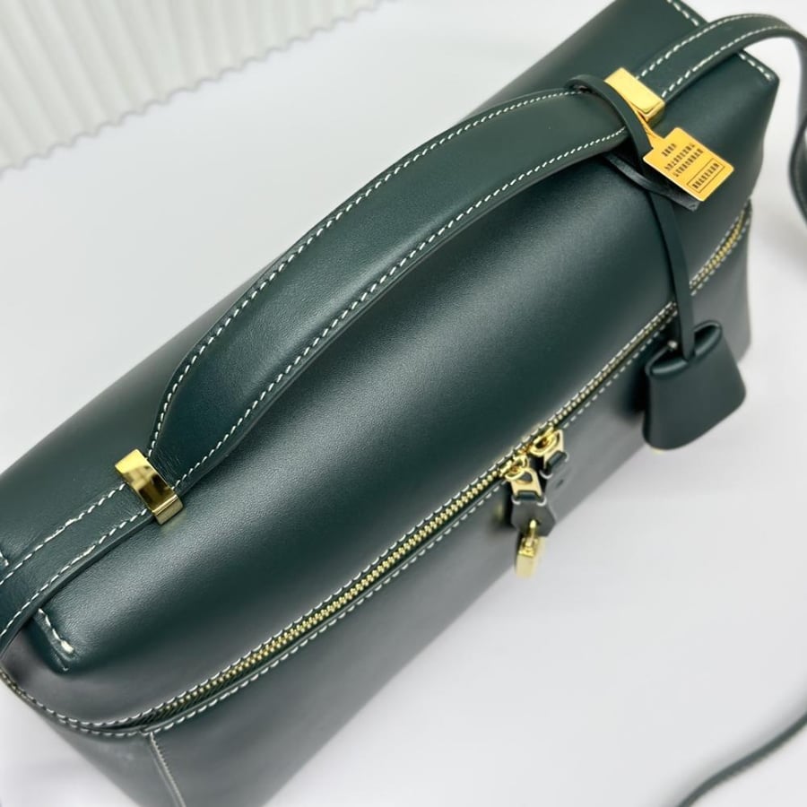 Loro Piana Extra Smooth Leather Top Handle Bag