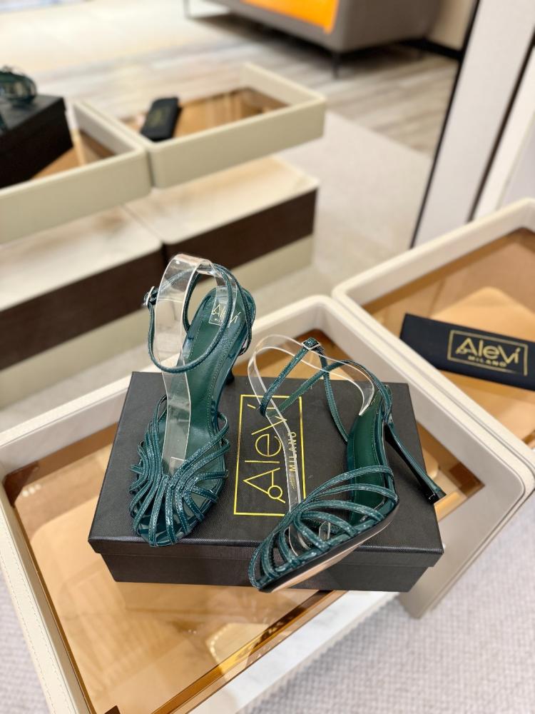 Alevì Milano Strappy High-Heel Sandals (10.5cm) - Sizes 35-39