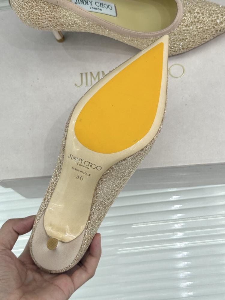 Jimmy Choo Crystal Embellished Mesh Pumps 35-41