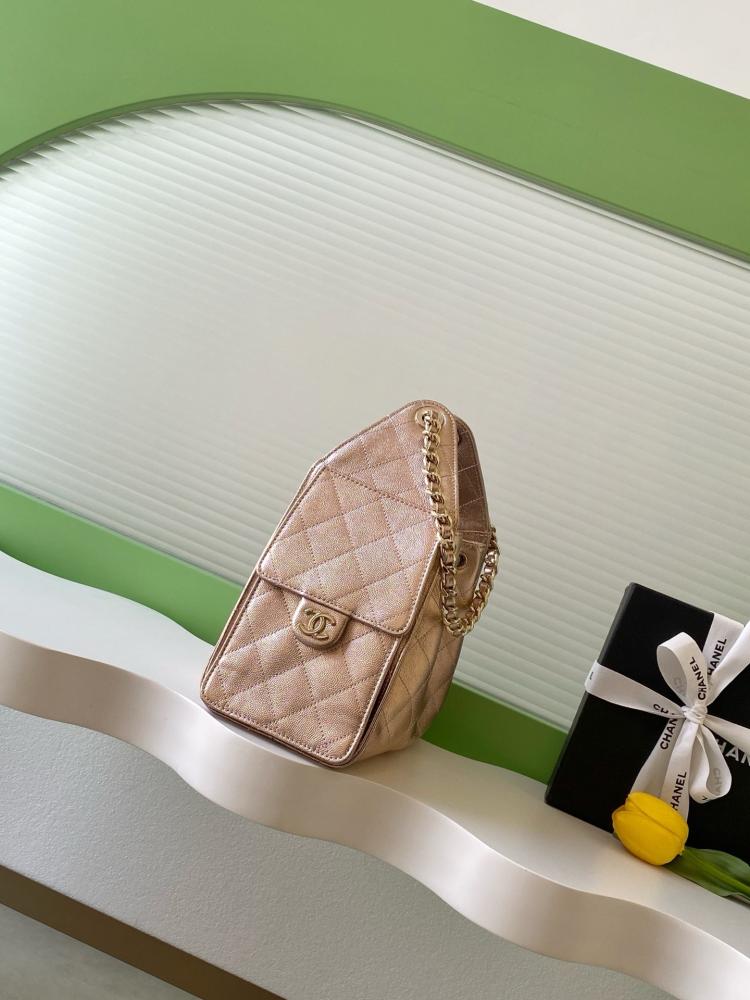 Chanel AS5293 Quilted Hobo Drawstring Bag