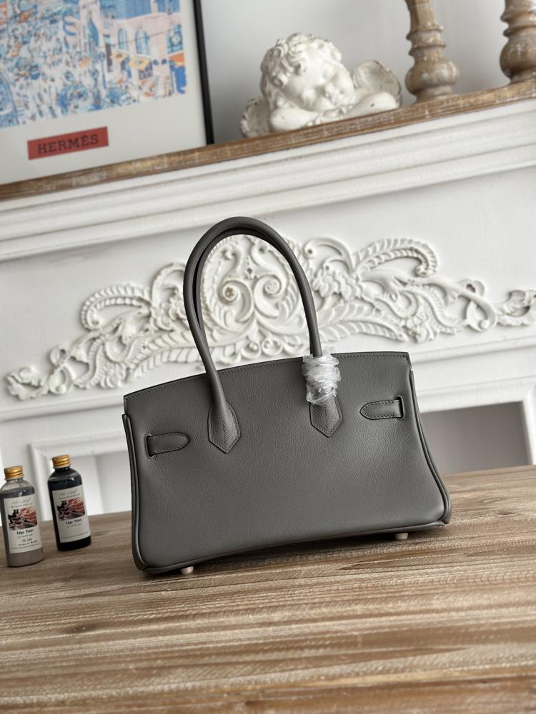 Hermes Mini Kelly II Bag 19cm - Grey / Gold Hardware