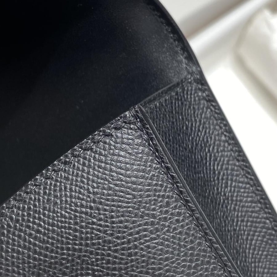 Hermes Constance Elan Bag 24cm - Black / Silver Hardware