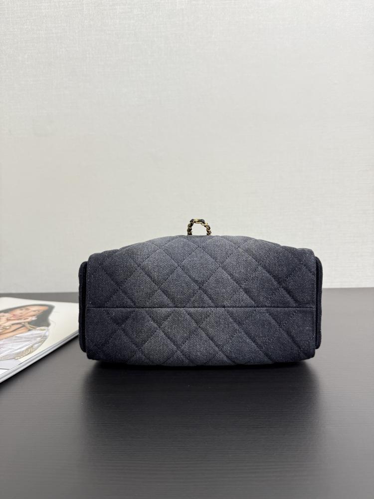 Chanel Quilted Drawstring Tote Bag