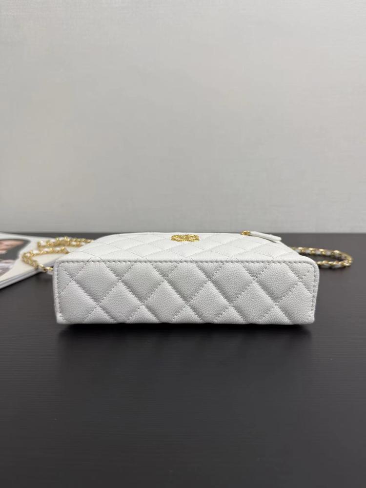 Chanel Quilted Grained Leather Vanity Case