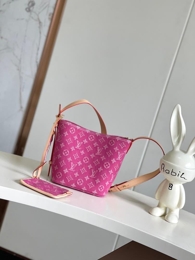 LV Bucket Bag Monogram Jacquard 18cm