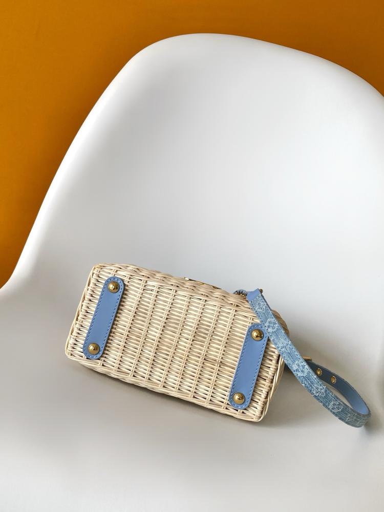 Louis Vuitton Capucines Wicker Leather Bag