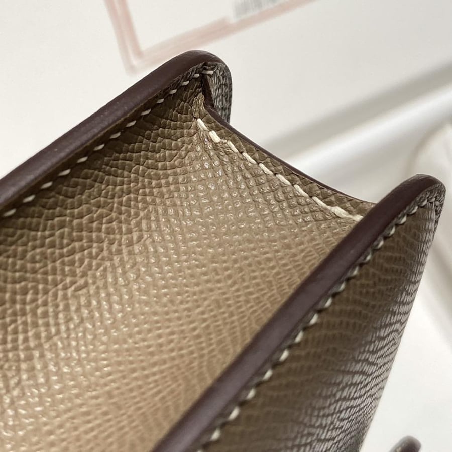 Hermes Constance Elan Bag 24cm - Etoupe / Silver Hardware