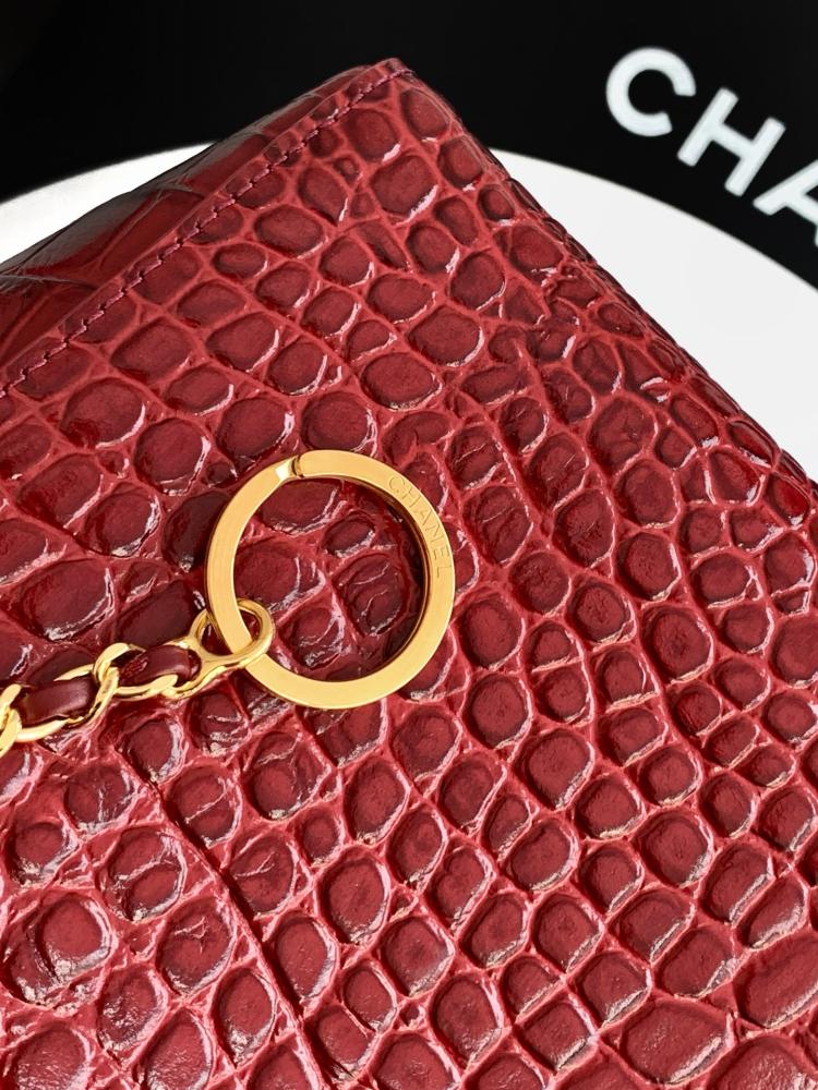 Chanel Large Croc-Embossed Tote Bag