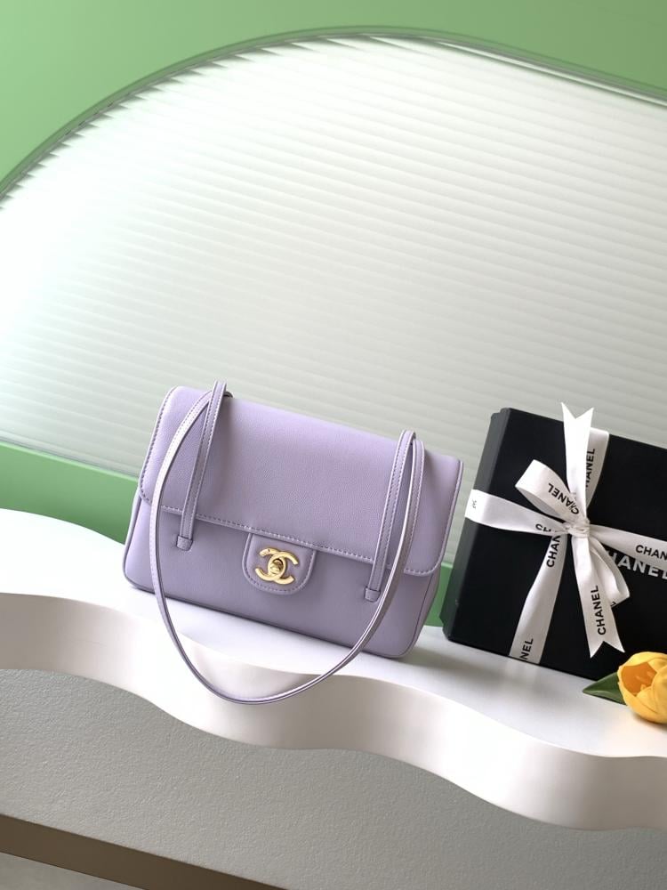 Chanel Grained Leather Flap Shoulder Bag