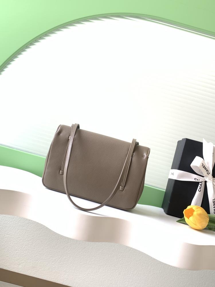 Chanel Grained Leather Flap Shoulder Bag