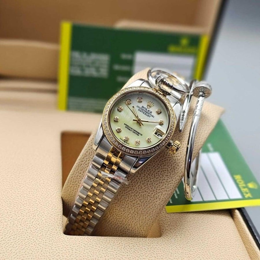 Rolex Datejust 28mm Ladies Watch - ساعة رولكس ديت جست نسائية 28