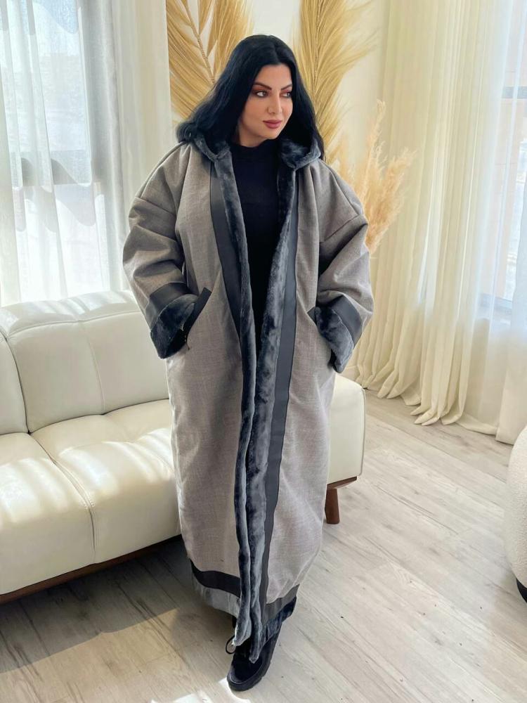 فروة نسائية شتوية فاخرة