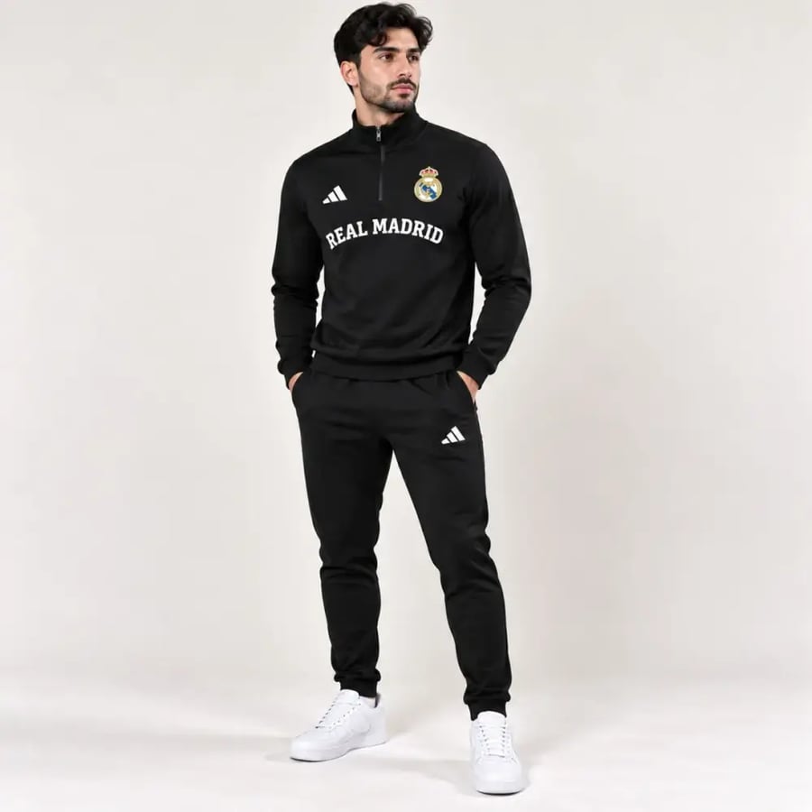 طقم تمارين نادي ريال مدريد 2026 لون اسود