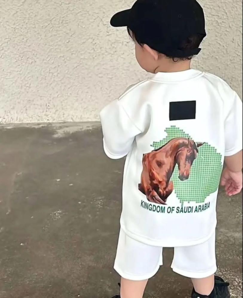 تيشيرت اطفال تصميم الخيل من برانديا