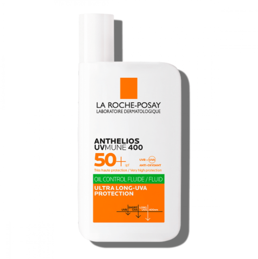 Liquid sunscreen 50 SPF for oily skin from La Roche-Posay brand - 50 ml