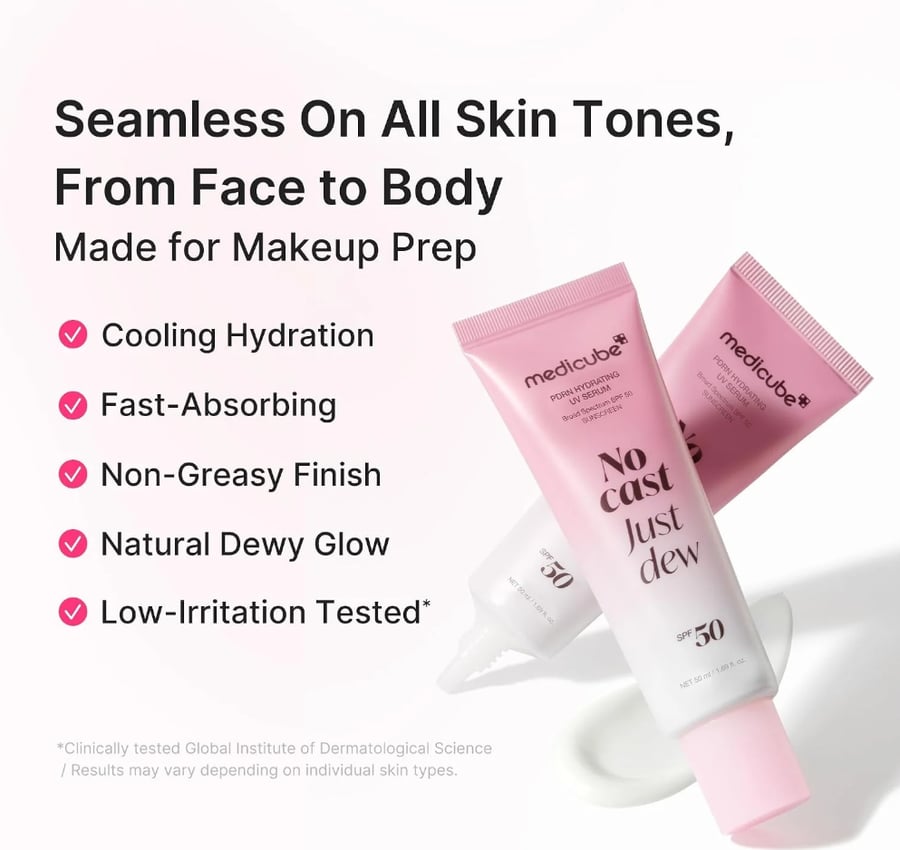واقي شمس سيروم مرطب 50 SPF بي دي آر إن من ماركة ميديكيوب - 50 مل